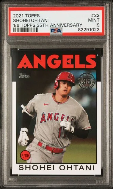 2021 Topps Shohei Ohtani #86B-22 card image