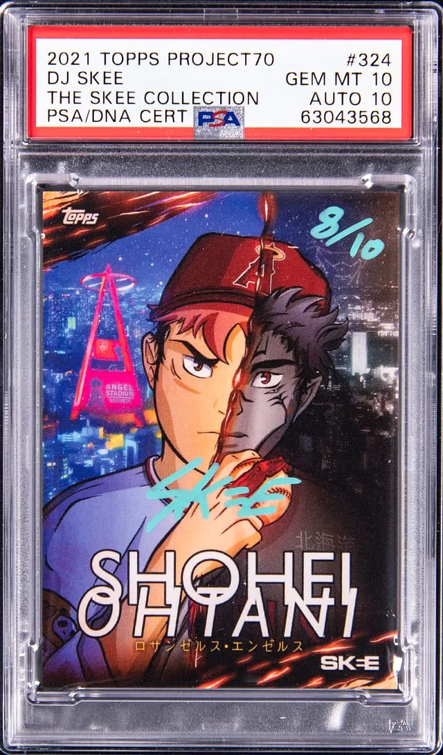 2021 Topps Shohei Ohtani DJ Skee Project 70 The Skee Collection #324 card image