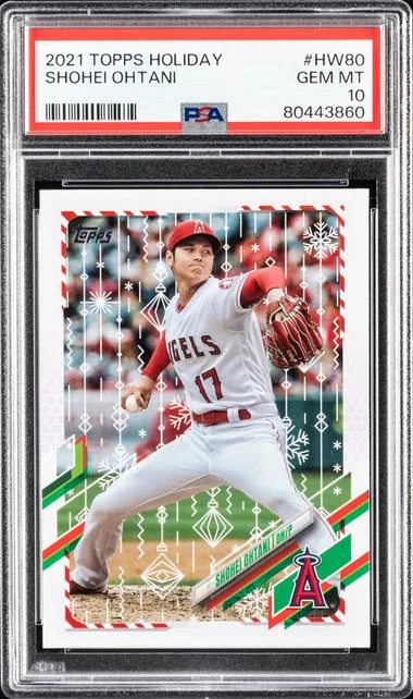2021 Topps Shohei Ohtani Holiday #HW80 card image