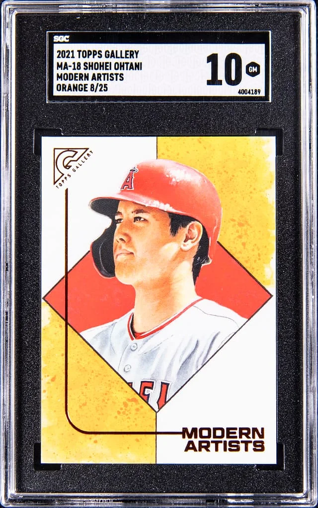 2021 Topps Shohei Ohtani Gallery Modern Artists #MA-18 card image