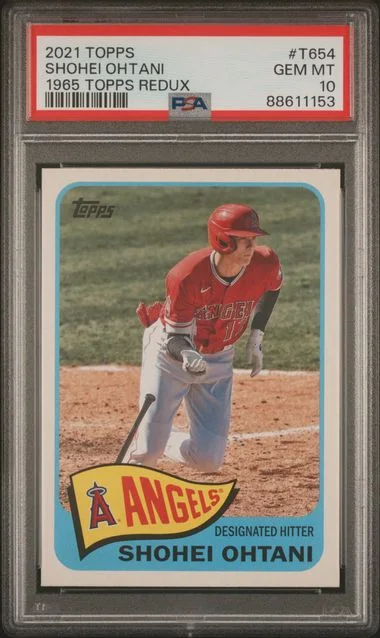 2021 Topps Shohei Ohtani 1965 Topps Redux #T654 card image
