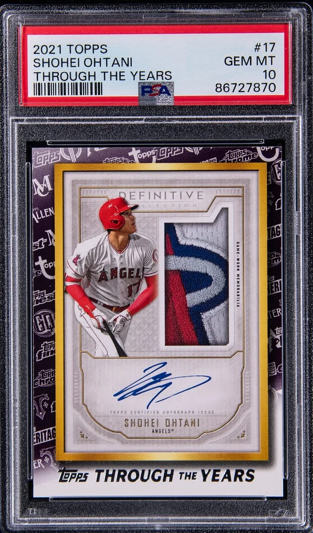 2021 Topps Shohei Ohtani Through The Years #TTY-17 card image