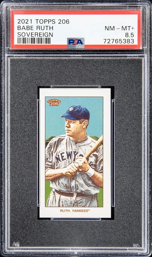 2021 Topps Sovereign Babe Ruth #206 card image