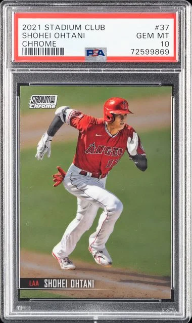 2021 Topps Stadium Club Chrome Shohei Ohtani 1991 Stadium Club #37 card image