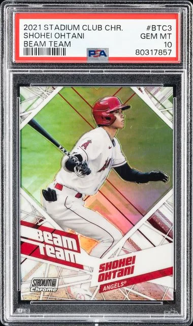 2021 Topps Stadium Club Chrome Shohei Ohtani Beam Team #BTC3 card image