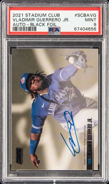 2021 Topps Stadium Club Vladimir Guerrero Jr. Autograph #SCBAVG card image