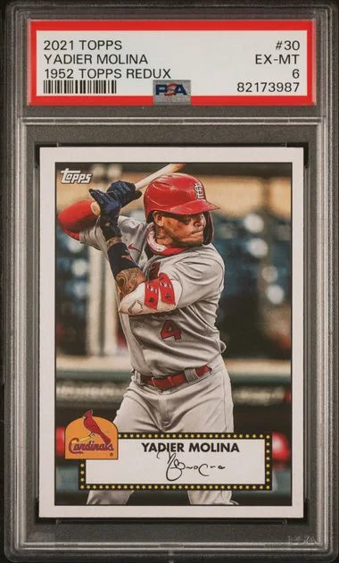 2021 Topps Topps Redux #30 Yadier Molina #1952 card image
