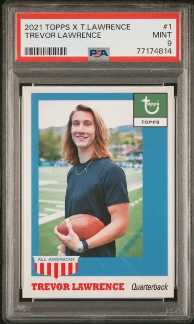 2021 Topps Trevor Lawrence X #1 card image