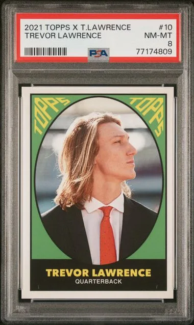 2021 Topps Trevor Lawrence X #10 card image