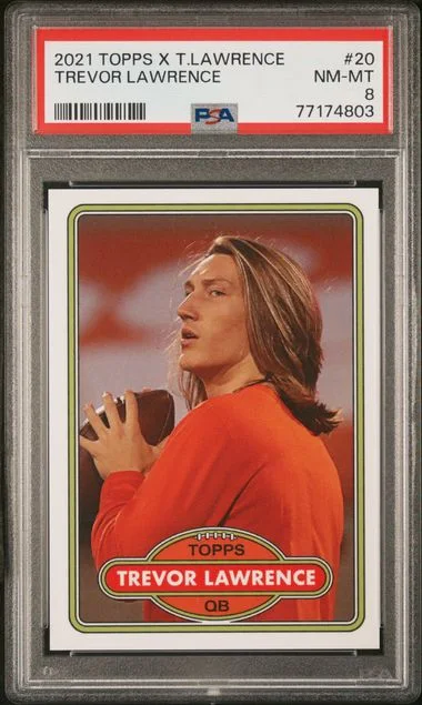 2021 Topps Trevor Lawrence X #20 card image