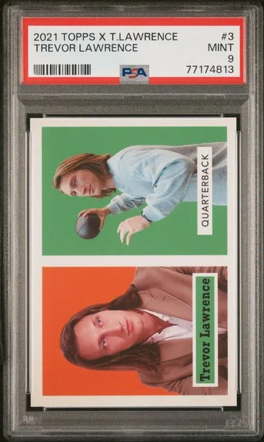 2021 Topps Trevor Lawrence X #3 card image