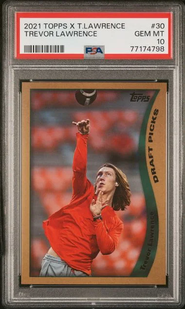 2021 Topps Trevor Lawrence X #30 card image