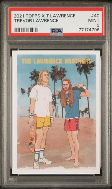 2021 Topps Trevor Lawrence X #40 card image
