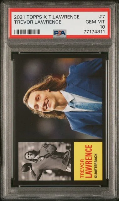 2021 Topps Trevor Lawrence X #7 card image