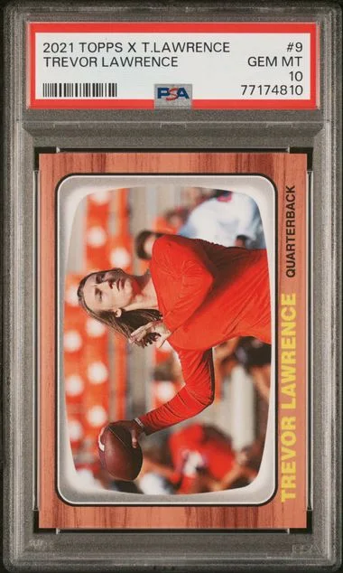 2021 Topps Trevor Lawrence X #9 card image