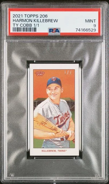 2021 Topps Ty Cobb Harmon Killebrew #206 card image