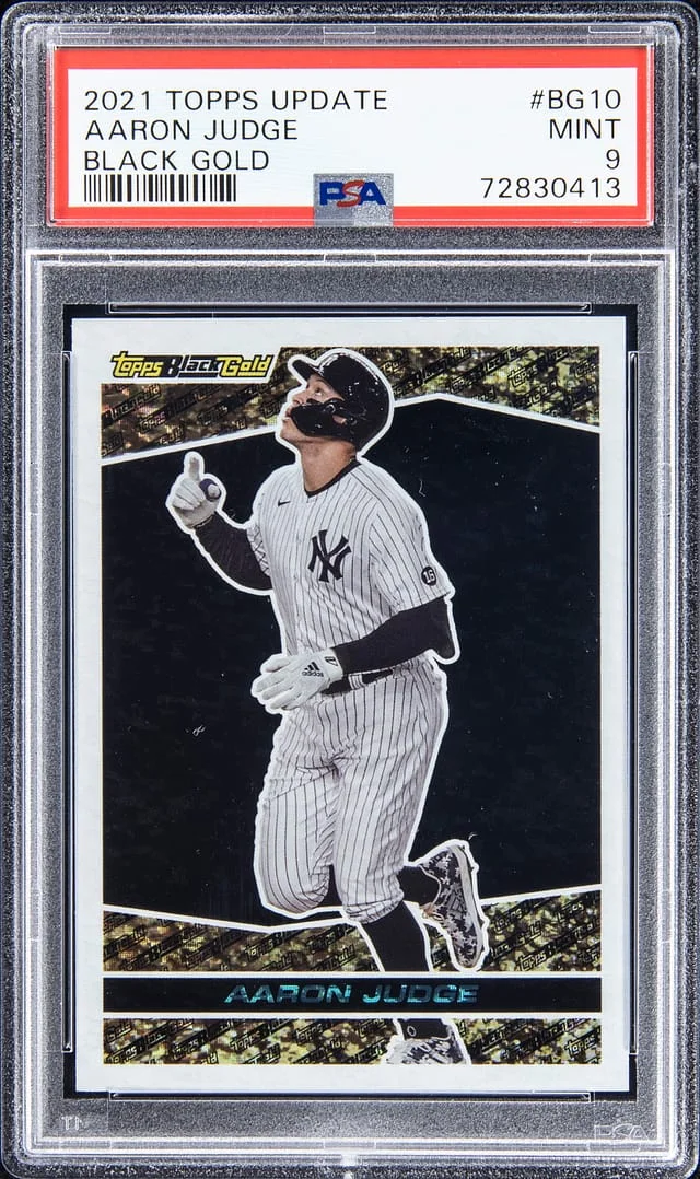 2021 Topps Update Aaron Judge Black Gold #BG10 card image
