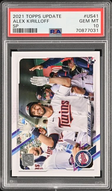 2021 Topps Update Alex Kirilloff SP #US41 card image