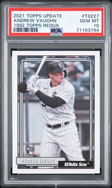 2021 Topps Update Andrew Vaughn 1992 Topps Redux #T9227 card image