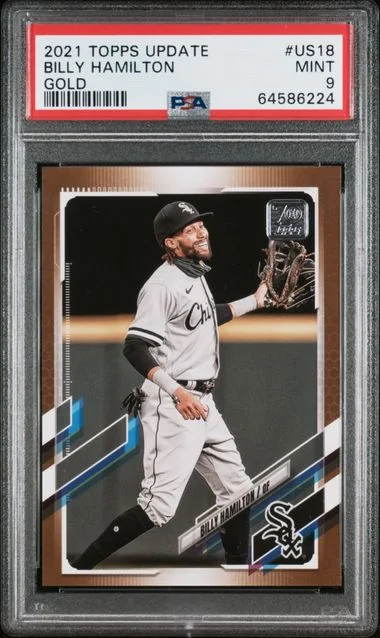 2021 Topps Update Billy Hamilton Gold #US18 card image