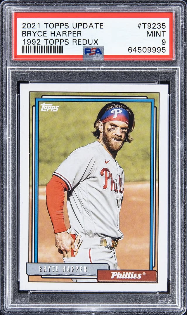 2021 Topps Update Bryce Harper 1992 Topps Redux #T9235 card image