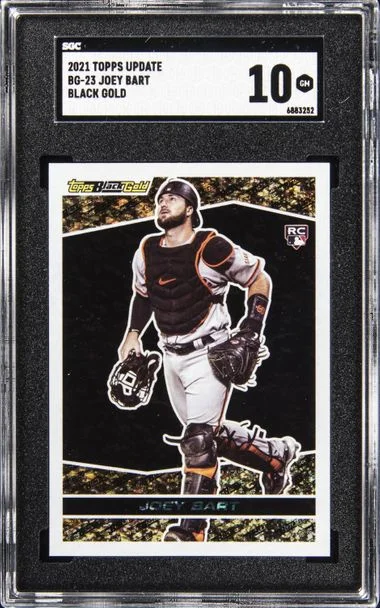 2021 Topps Update Joey Bart Black Gold #BG-23 card image