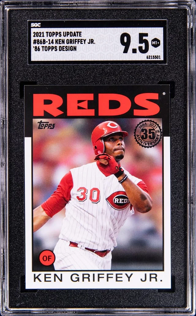 2021 Topps Update Ken Griffey Jr. 86 Design #86B-14 card image