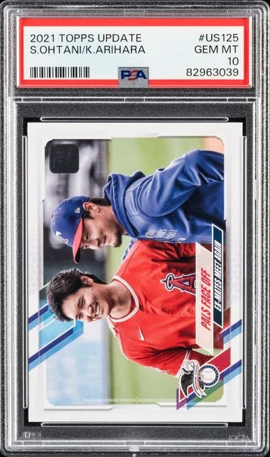 2021 Topps Update Kohei Arihara/Shohei Ohtani #US125 card image