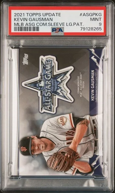 2021 Topps Update MLB All-Star Game Commemorative Sleeve Logo Patch Asgpkg Kevin Gausman #no-number card image