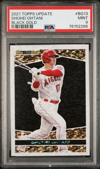 2021 Topps Update Shohei Ohtani Black Gold #BG13 card image