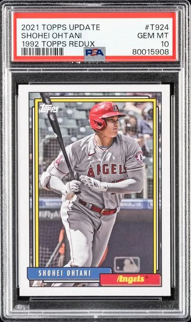 2021 Topps Update Shohei Ohtani 1992 Topps Redux #T924 card image