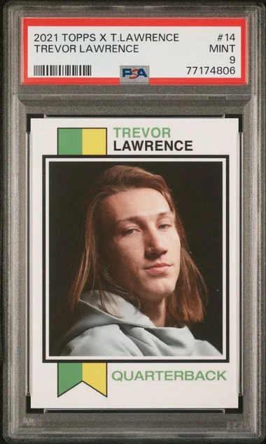 2021 Topps X Trevor Lawrence #14 #no-number card image