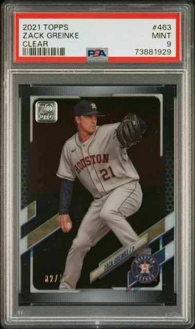 2021 Topps Zack Greinke Clear #463 card image