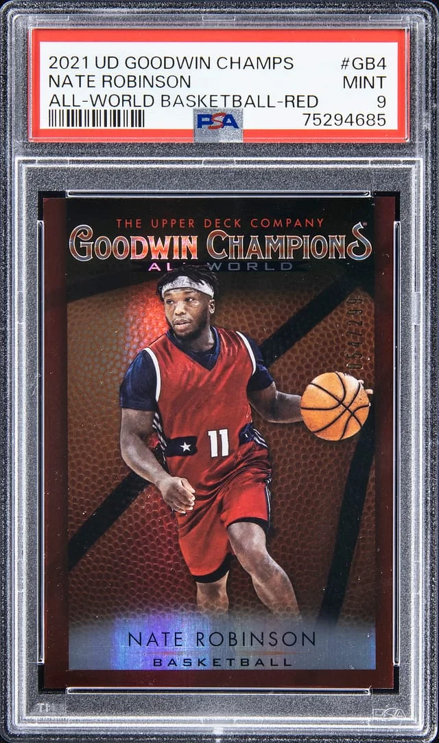 2021 UD Goodwin Champions All - World Basketball - Red Nate Robinson #GB4 card image