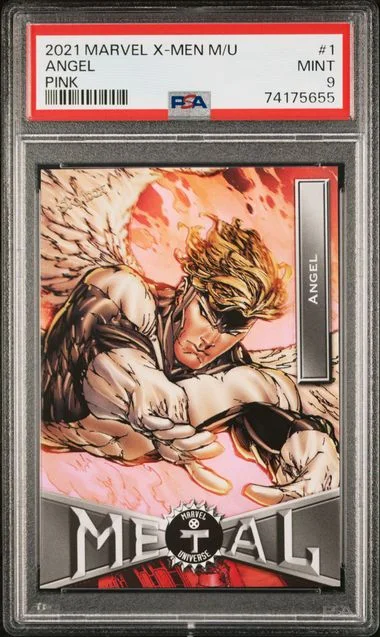 2021 Upper Deck Angel Marvel X-Men Metal Universe #1 card image