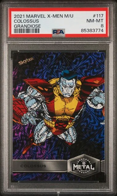 2021 Upper Deck Colossus Marvel X-Men Metal Universe Grandiose #117 card image