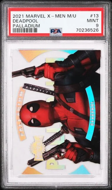 2021 Upper Deck Deadpool Marvel X-Men Metal Universe Palladium #13 card image