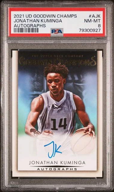 2021 Upper Deck Goodwin Champions Jonathan Kuminga Autograph #AJK card image