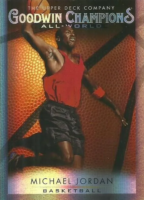2021 Upper Deck Goodwin Champions Michael Jordan All-World Basketball #GB-1 card image