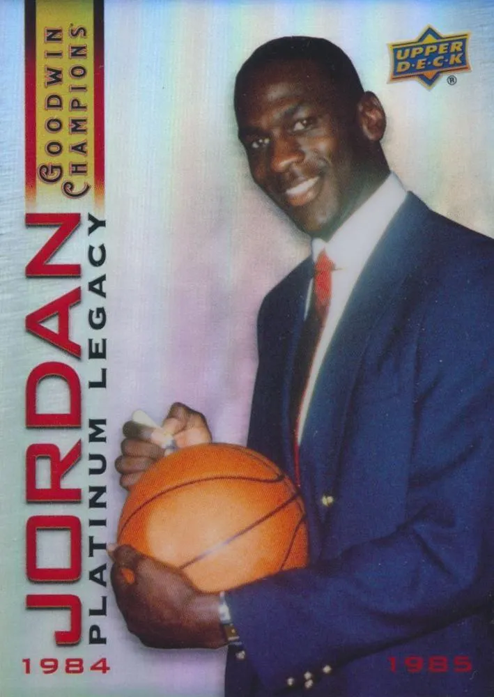 2021 Upper Deck Goodwin Champions Michael Jordan Platinum Legacy #MJP-1 card image