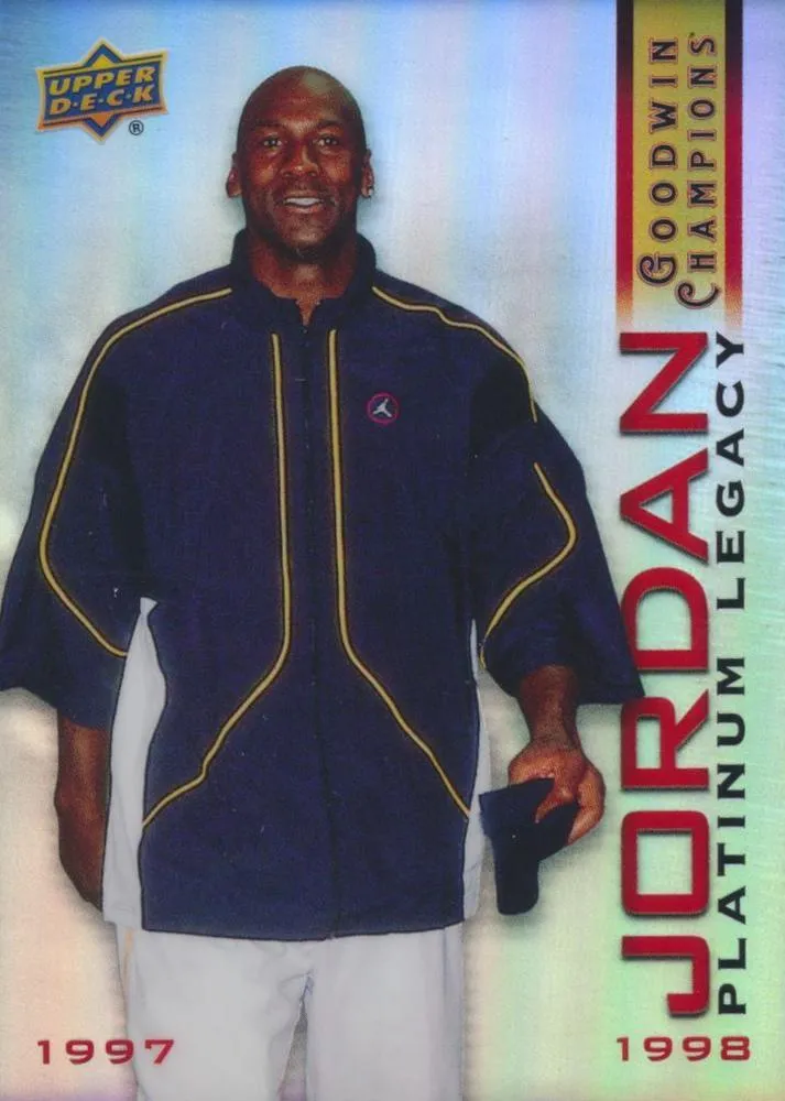2021 Upper Deck Goodwin Champions Michael Jordan Platinum Legacy #MJP-10 card image