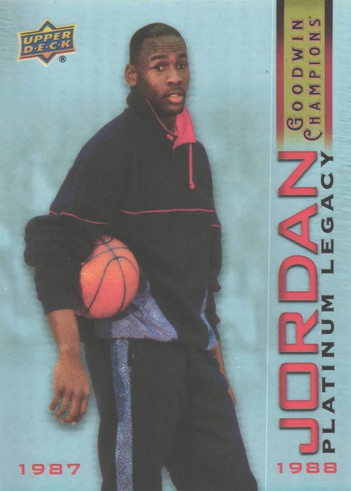 2021 Upper Deck Goodwin Champions Michael Jordan Platinum Legacy #MJP-3 card image