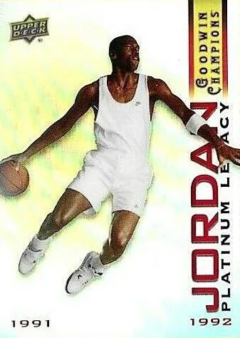 2021 Upper Deck Goodwin Champions Michael Jordan Platinum Legacy #MJP-5 card image