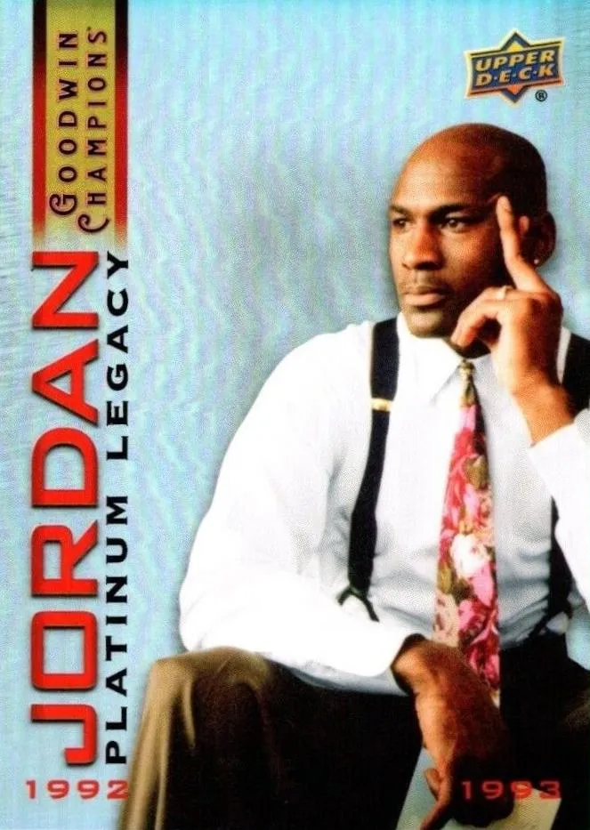 2021 Upper Deck Goodwin Champions Michael Jordan Platinum Legacy #MJP-6 card image