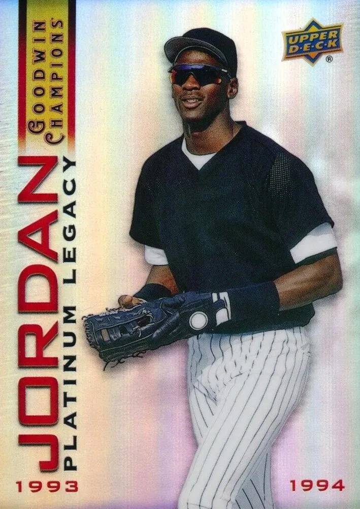 2021 Upper Deck Goodwin Champions Michael Jordan Platinum Legacy #MJP-7 card image
