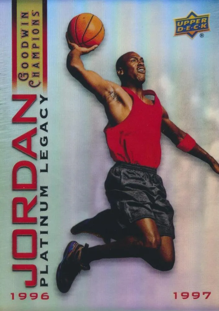 2021 Upper Deck Goodwin Champions Michael Jordan Platinum Legacy #MJP-9 card image