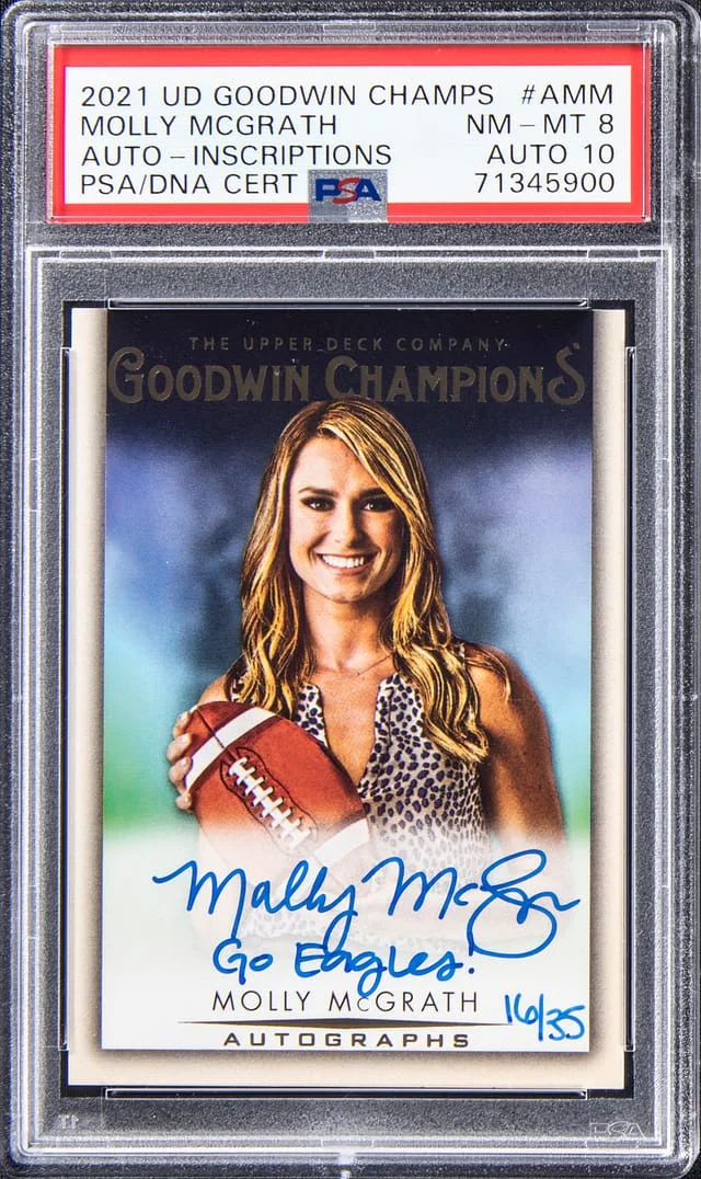 2021 Upper Deck Goodwin Champions Molly McGrath #A-MM card image
