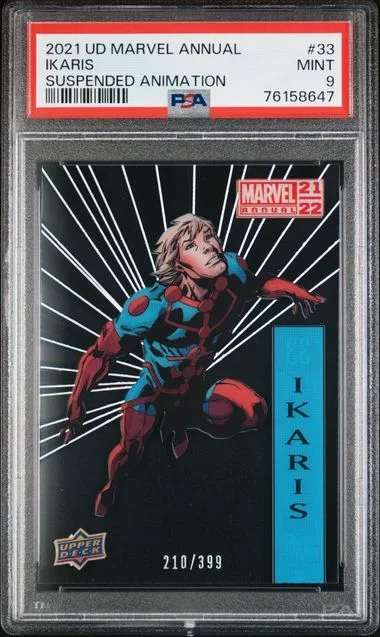 2021 Upper Deck Ikaris Marvel Annual Suspended Animation #33 card image