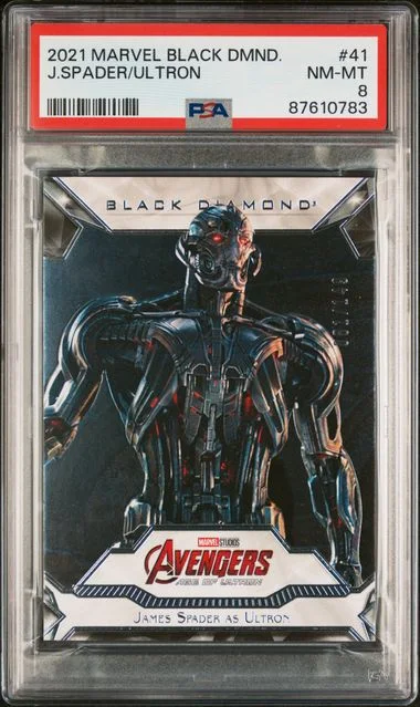 2021 Upper Deck James Spader/Ultron Marvel Black Diamond #41 card image