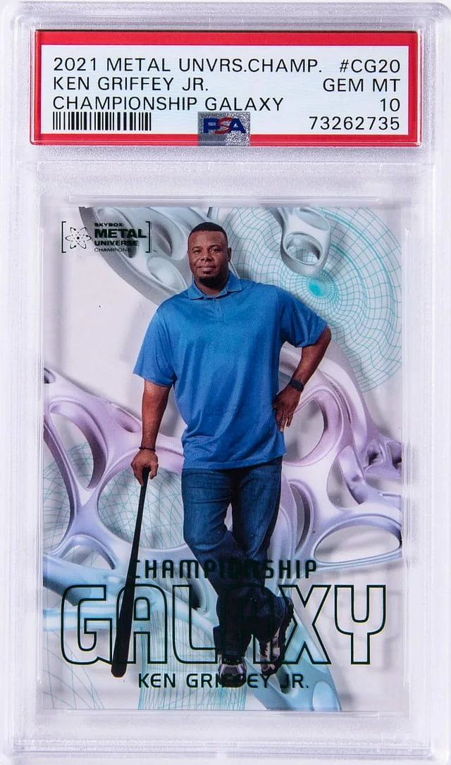 2021 Upper Deck Ken Griffey Jr. Metal Universe Champions Championship Galaxy #CG20 card image